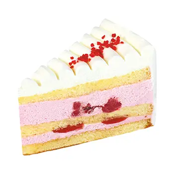 苺とレアチーズのケーキ