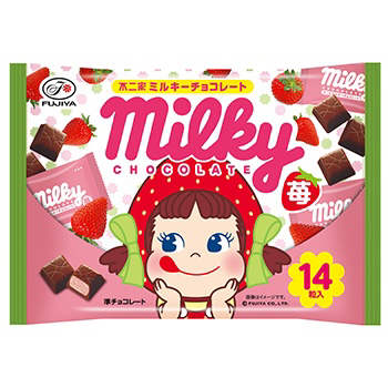 １４粒ミルキーチョコレート（苺）袋