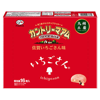 【九州土産】１６枚カントリーマアム（佐賀いちごさん味）