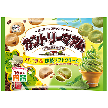 １６枚カントリーマアム（バニラ＆抹茶ソフトクリーム）